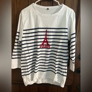 Stripped Eiffel Tower teeshirt